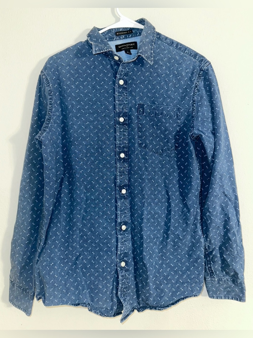 Banana Republic Denim Blue Button Down Shirt